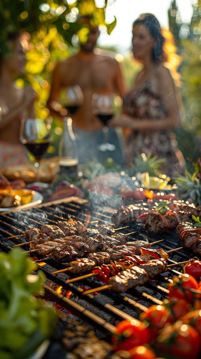Zomer barbecue met Griekse wijn